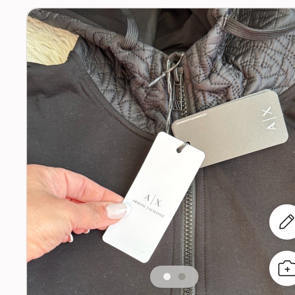 NWT Arman limited edition zip- up hoodie
